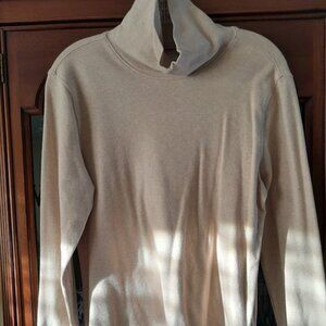Tan L turtleneck